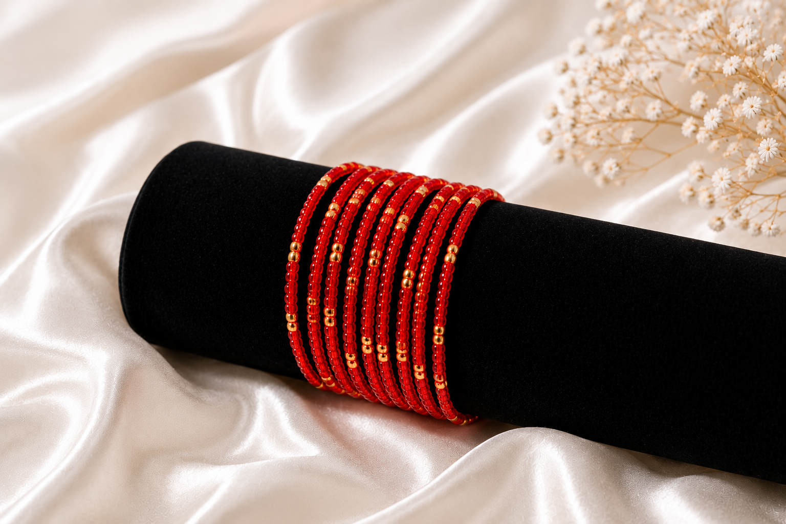 Red Waist Beads | Passion & Confidence